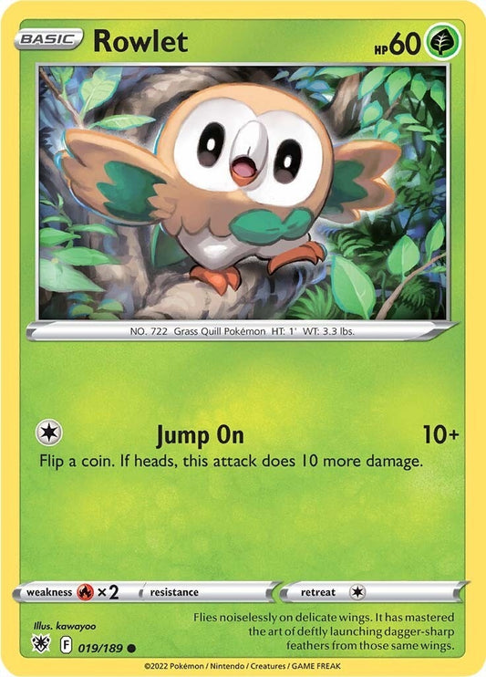 Image for Rowlet (019/189) - Pokemon