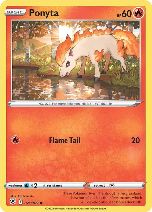 Image for Ponyta (021/189) - Pokemon