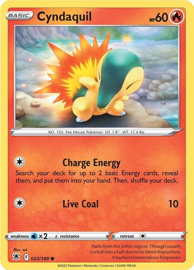 Image for Cyndaquil (023/189) - Pokemon