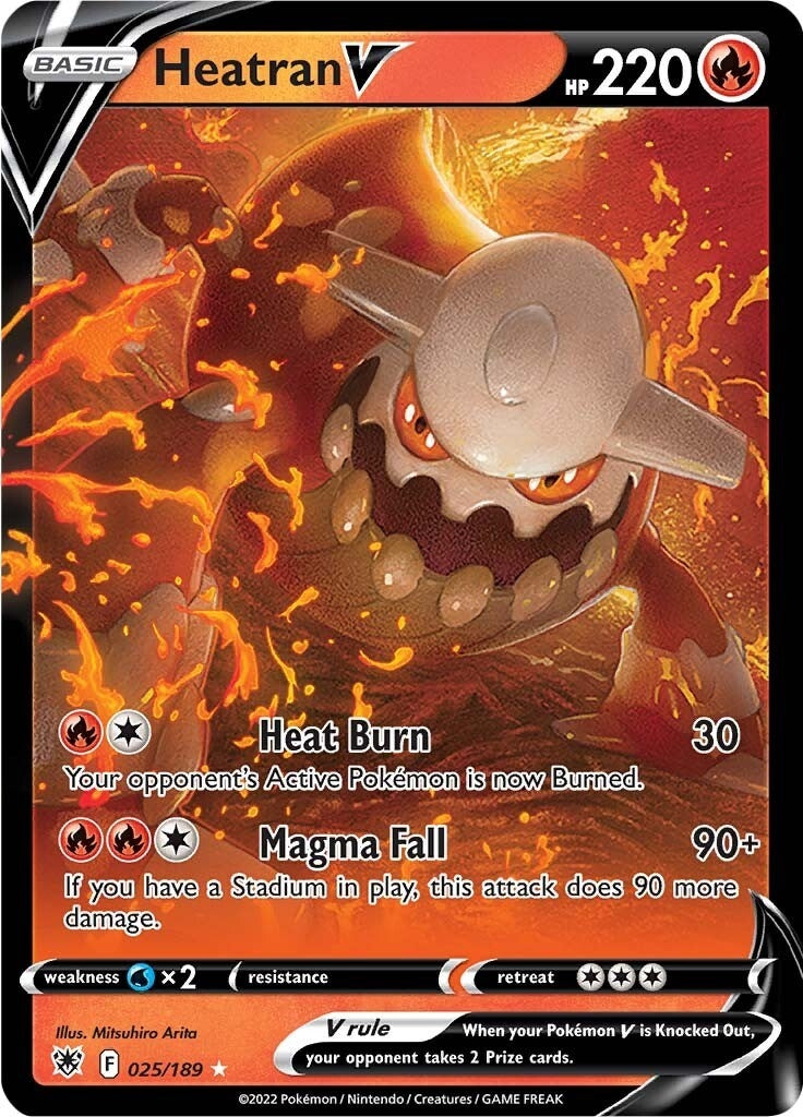 Image for Heatran V (025/189) - Pokemon
