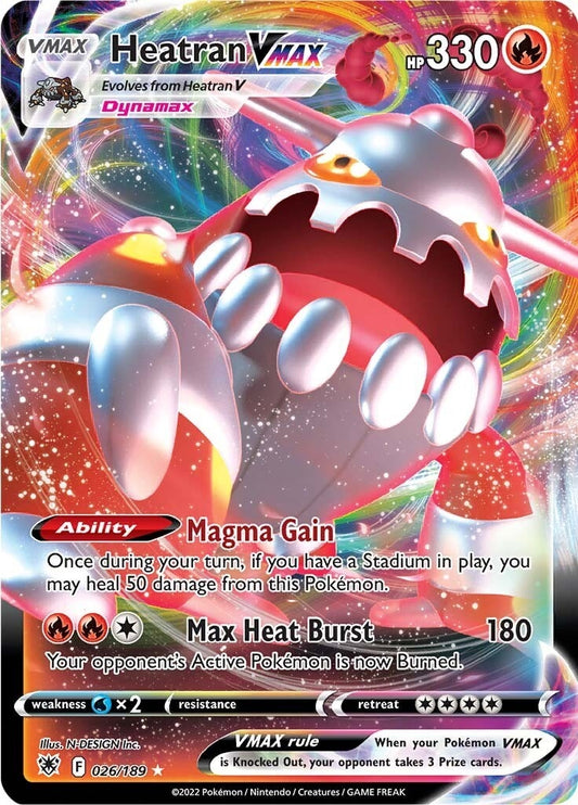 Image for Heatran VMAX (026/189) - Pokemon