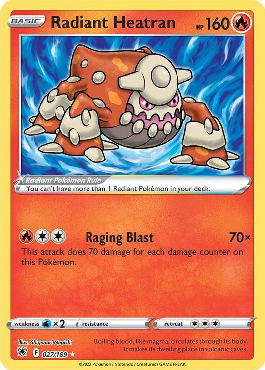 Image for Radiant Heatran (027/189) - Pokemon
