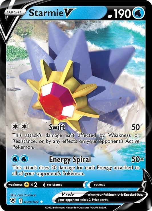 Image for Starmie V (030/189) - Pokemon