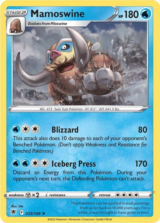 Image for Mamoswine (033/189) - Pokemon