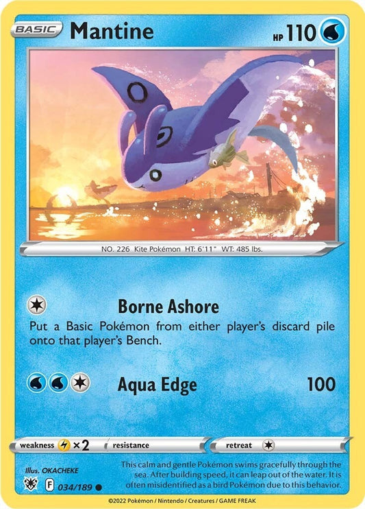 Image for Mantine (034/189) - Pokemon