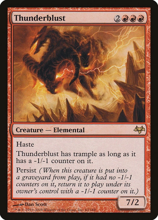 Image for Thunderblust (63) - Magic: The Gathering