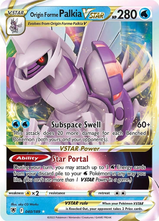 Image for Origin Forme Palkia VSTAR (040/189) - Pokemon
