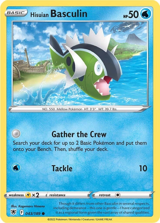 Image for Hisuian Basculin (043/189) - Pokemon