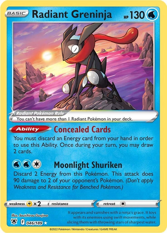 Image for Radiant Greninja (046/189) - Pokemon
