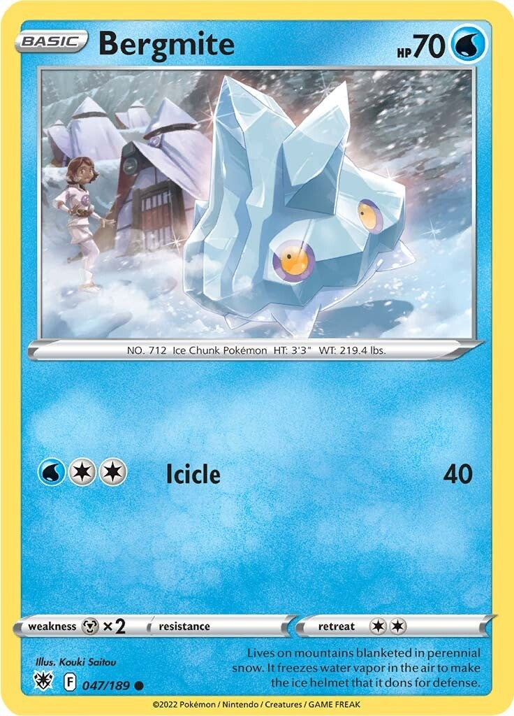 Image for Bergmite (047/189) - Pokemon
