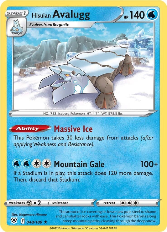 Image for Hisuian Avalugg (048/189) - Pokemon