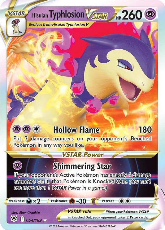 Image for Hisuian Typhlosion VSTAR (054/189) - Pokemon