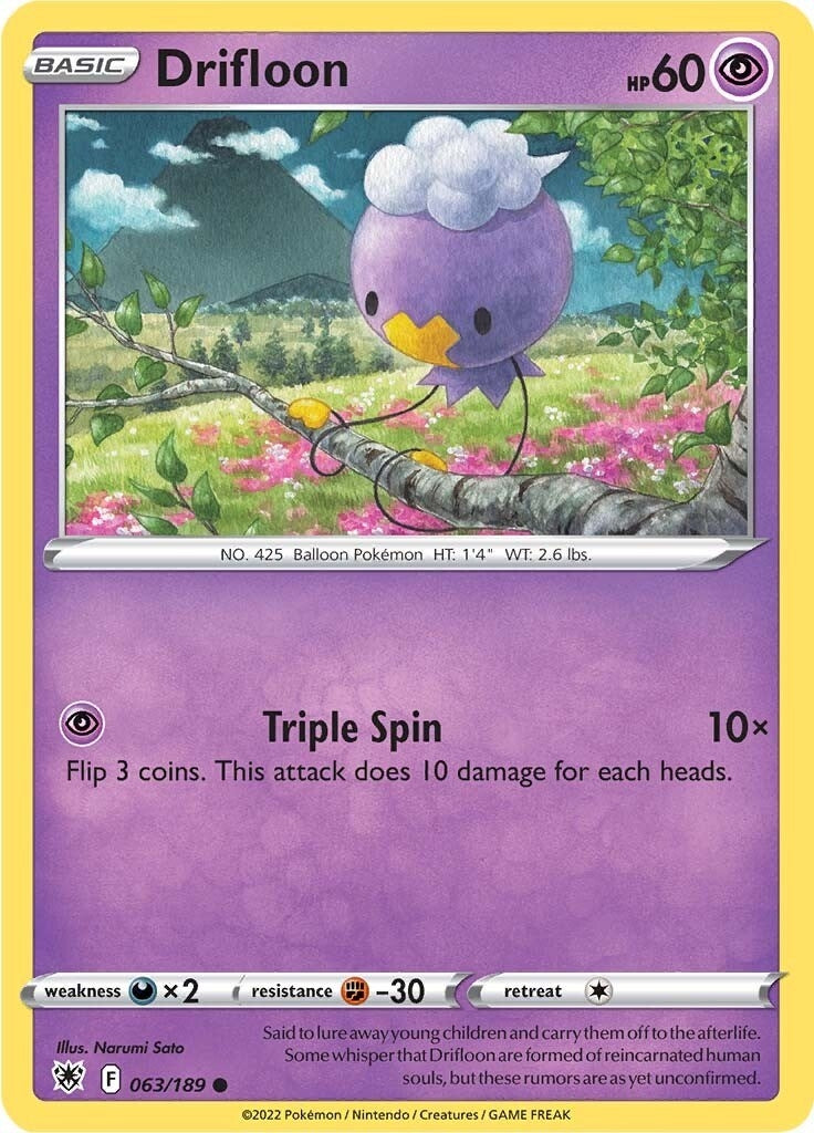 Image for Drifloon (063/189) - Pokemon