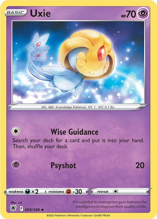 Image for Uxie (065/189) - Pokemon