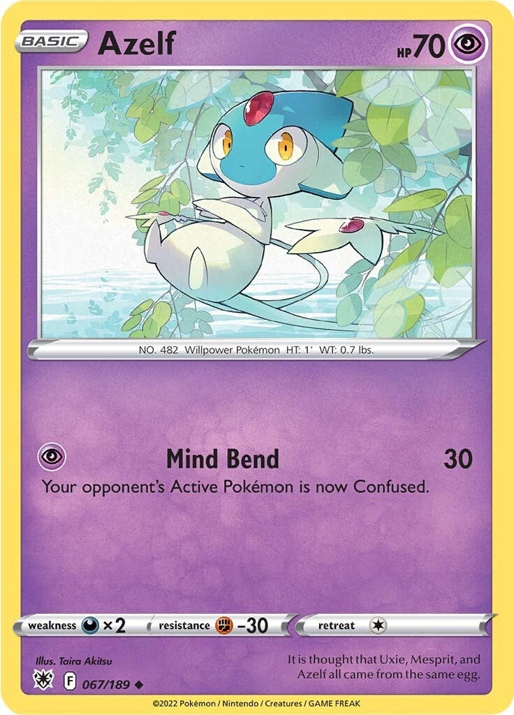 Image for Azelf (067/189) - Pokemon