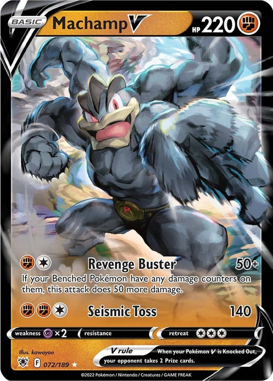 Image for Machamp V (072/189) - Pokemon