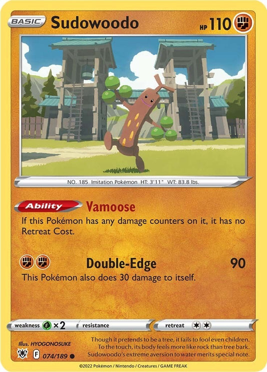 Image for Sudowoodo (074/189) - Pokemon