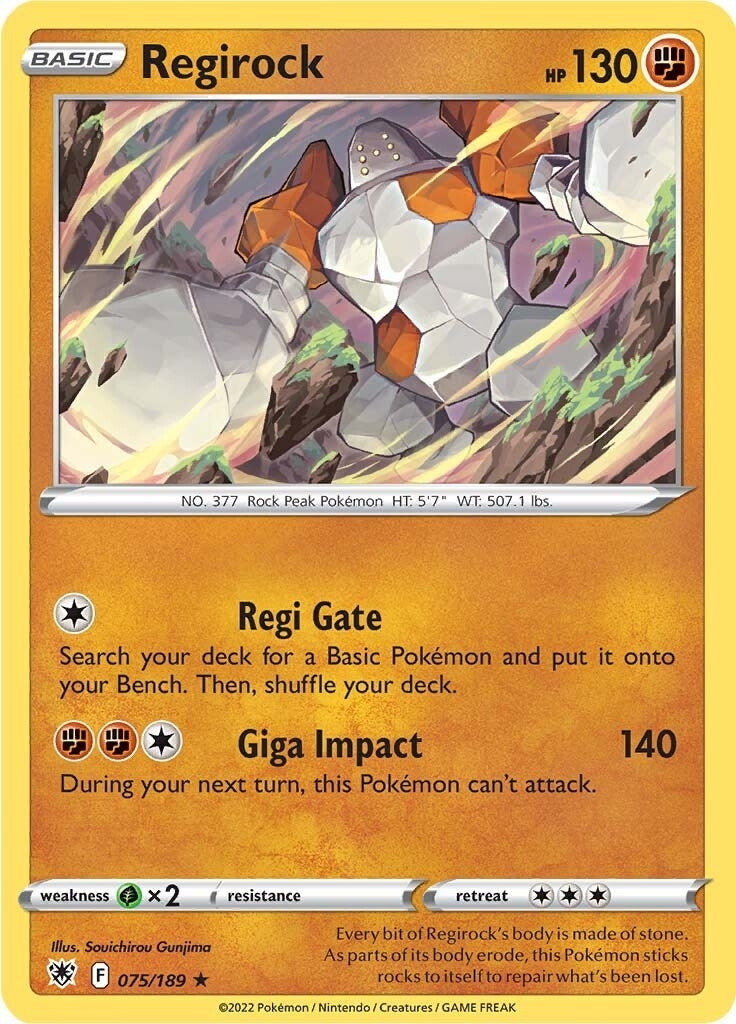 Image for Regirock (075/189) - Pokemon