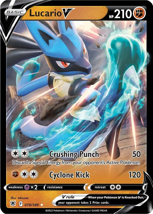 Image for Lucario V (078/189) - Pokemon