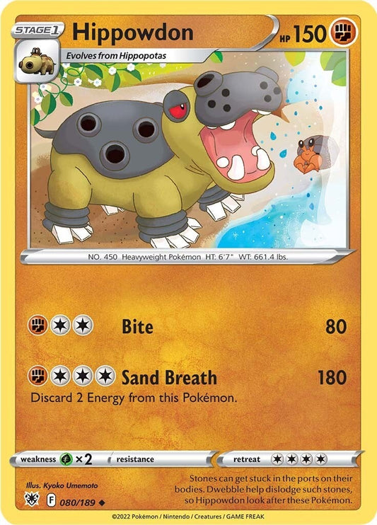 Image for Hippowdon (080/189) - Pokemon