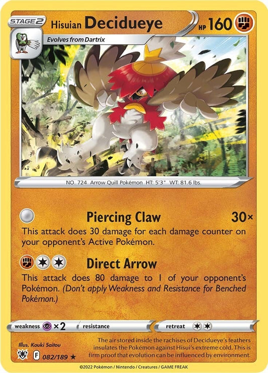 Image for Hisuian Decidueye (082/189) - Pokemon