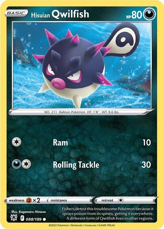 Image for Hisuian Qwilfish (88) (088/189) - Pokemon