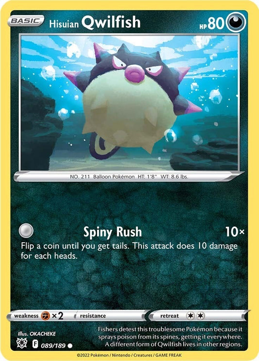 Image for Hisuian Qwilfish (89) (089/189) - Pokemon