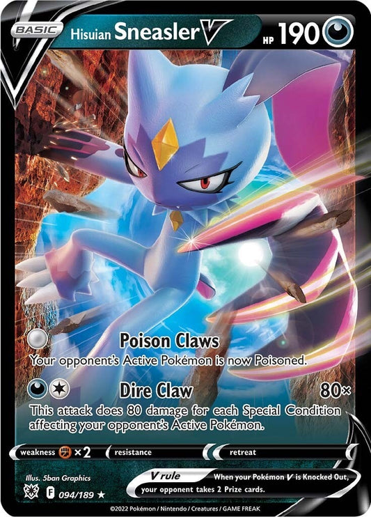 Image for Hisuian Sneasler V (094/189) - Pokemon