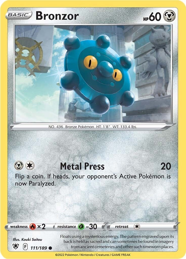 Image for Bronzor (111/189) - Pokemon