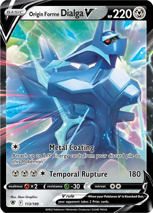 Image for Origin Forme Dialga V (113/189) - Pokemon