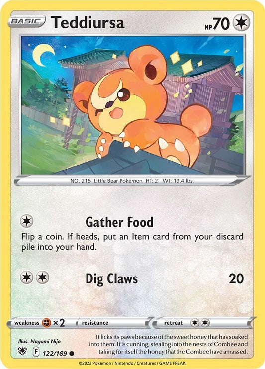Image for Teddiursa (122/189) - Pokemon
