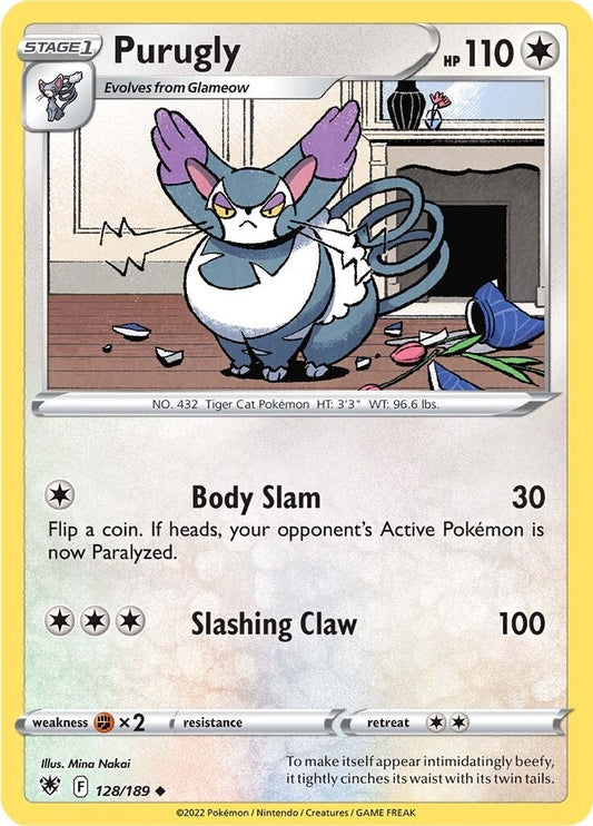 Image for Purugly (128/189) - Pokemon