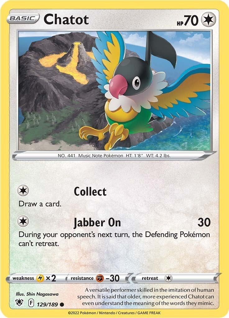 Image for Chatot (129/189) - Pokemon