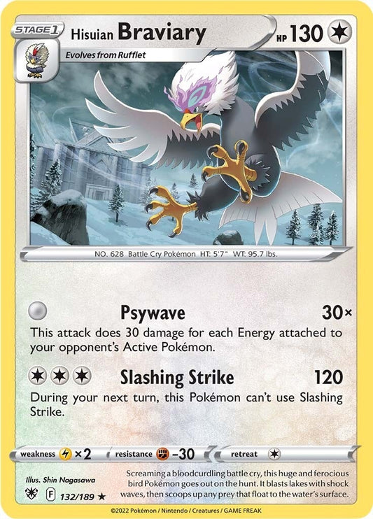 Image for Hisuian Braviary (132/189) - Pokemon