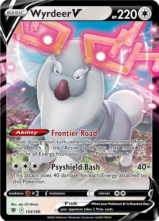 Image for Wyrdeer V (134/189) - Pokemon