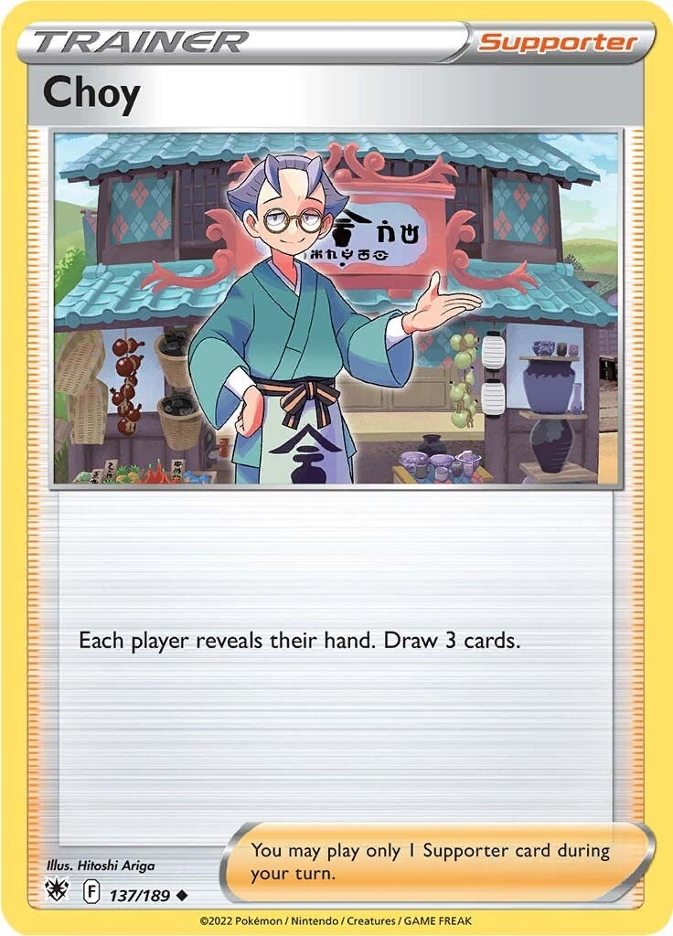 Image for Choy (137/189) - Pokemon