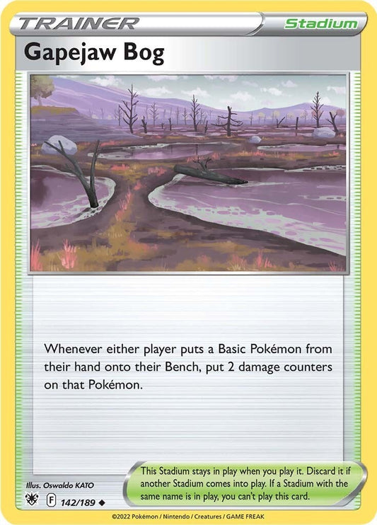 Image for Gapejaw Bog (142/189) - Pokemon