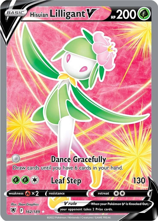 Image for Hisuian Lilligant V (Full Art) (162/189) - Pokemon