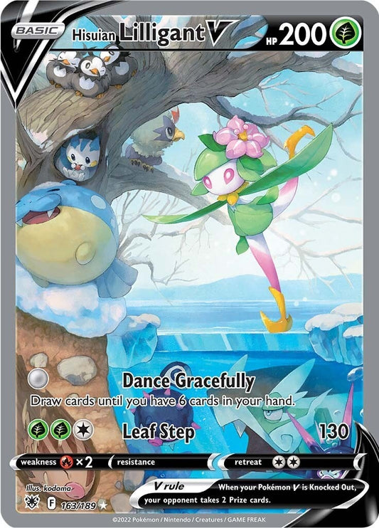 Image for Hisuian Lilligant V (Alternate Full Art) (163/189) - Pokemon