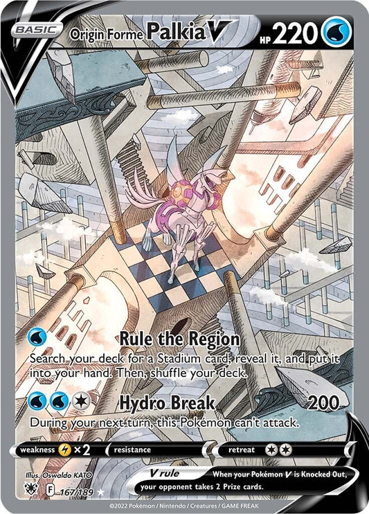 Image for Origin Forme Palkia V (Alternate Full Art) (167/189) - Pokemon