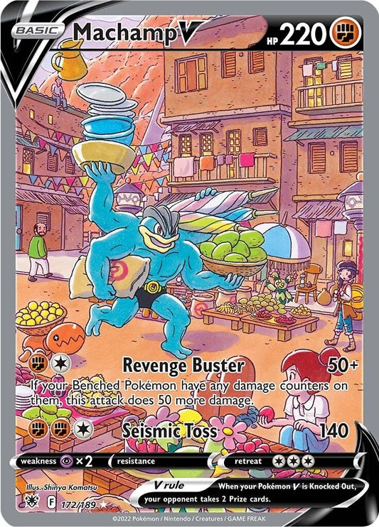 Image for Machamp V (Alternate Full Art) (172/189) - Pokemon