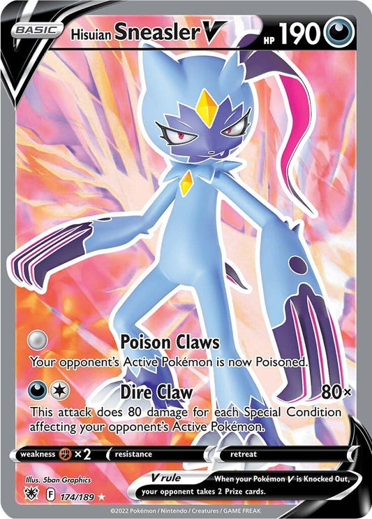 Image for Hisuian Sneasler V (Full Art) (174/189) - Pokemon