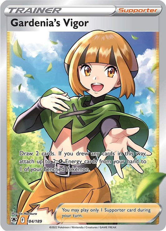 Image for Gardenia's Vigor (Full Art) (184/189) - Pokemon