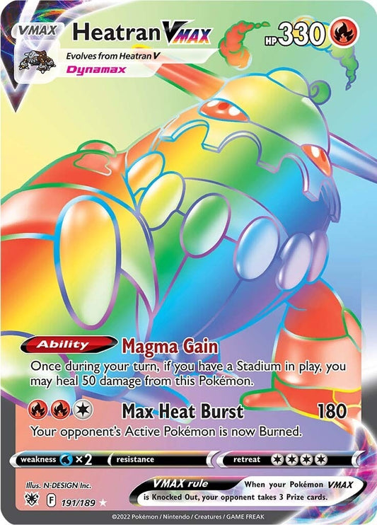 Image for Heatran VMAX (Secret) (191/189) - Pokemon