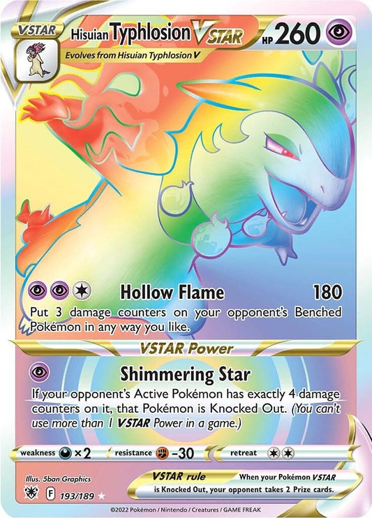 Image for Hisuian Typhlosion VSTAR (Secret) (193/189) - Pokemon