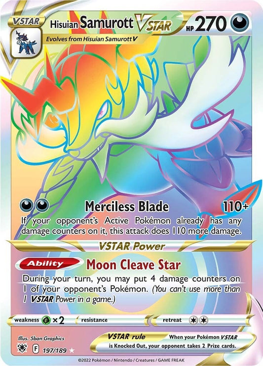 Image for Hisuian Samurott VSTAR (Secret) (197/189) - Pokemon