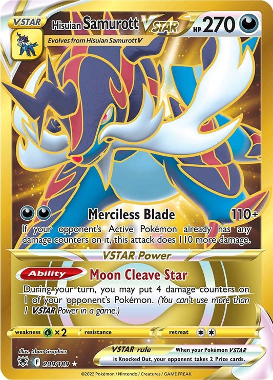 Image for Hisuian Samurott VSTAR (Secret) (209) (209/189) - Pokemon