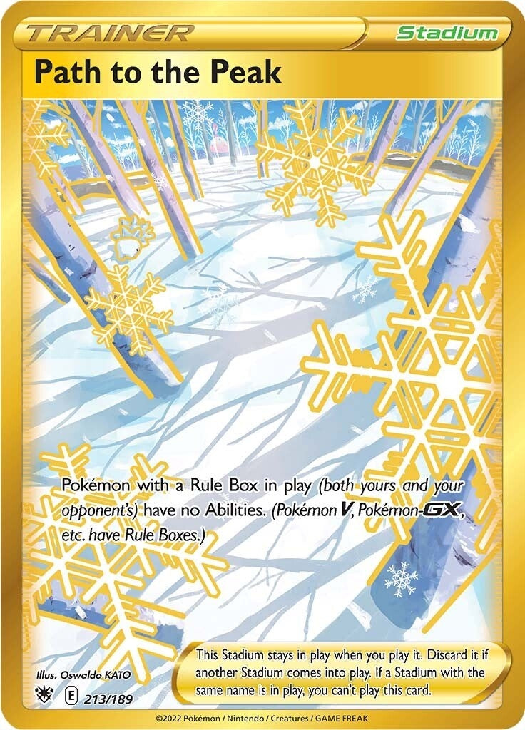 Image for Path to the Peak (Secret) (213/189) - Pokemon