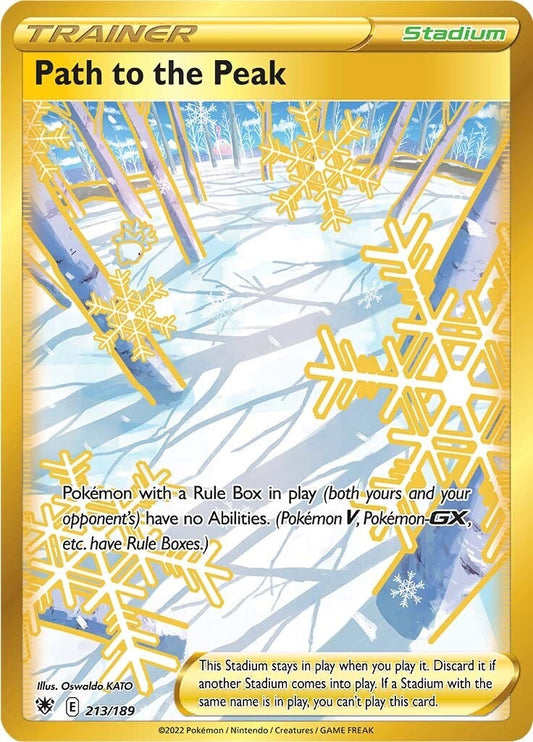 Image for Path to the Peak (Secret) (213/189) - Pokemon