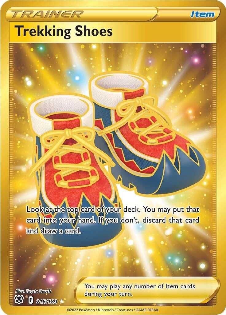 Image for Trekking Shoes (Secret) (215/189) - Pokemon